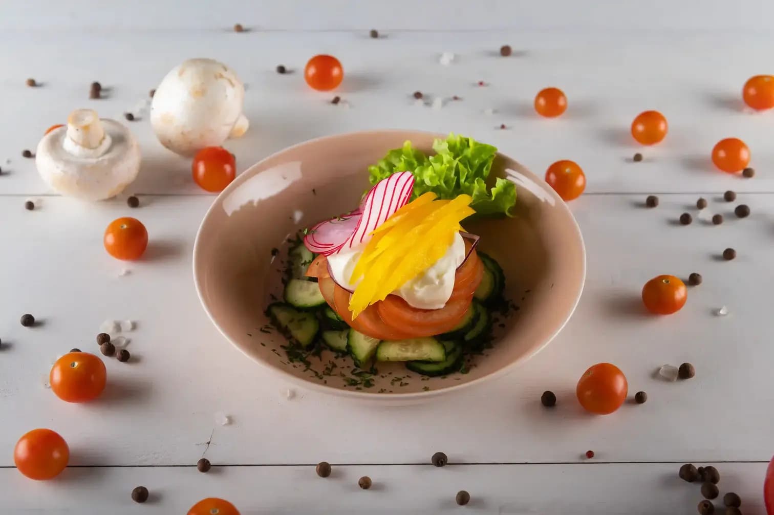 Из свежих овощей