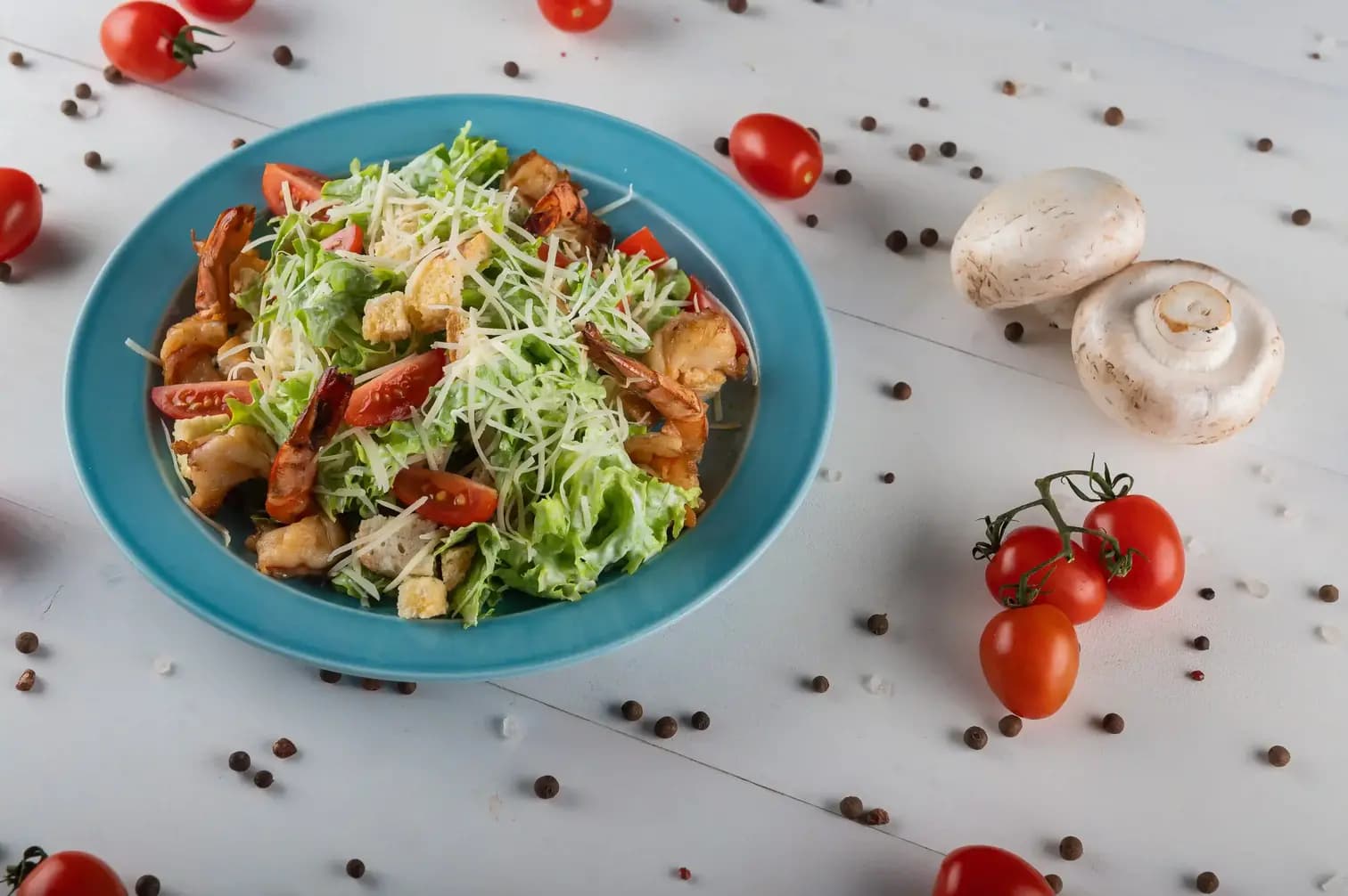 Цезарь с семгой