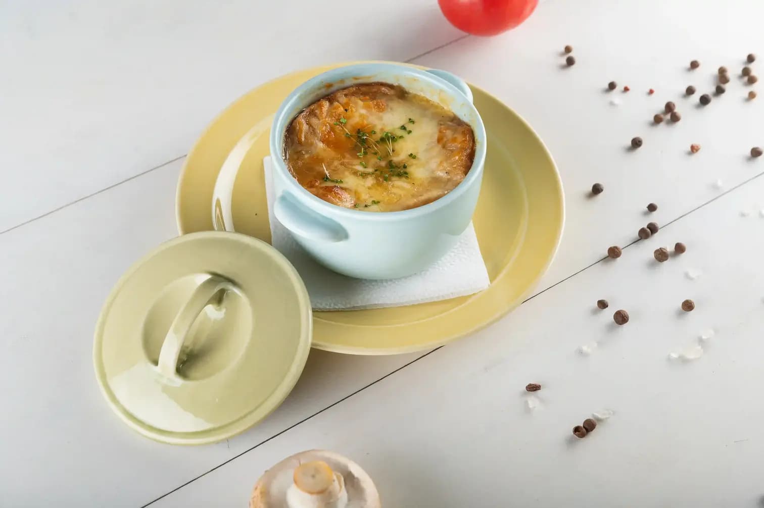 Суп луковый