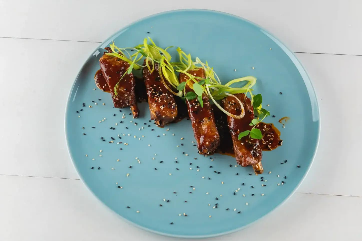 Свиные ребра в соусе чили