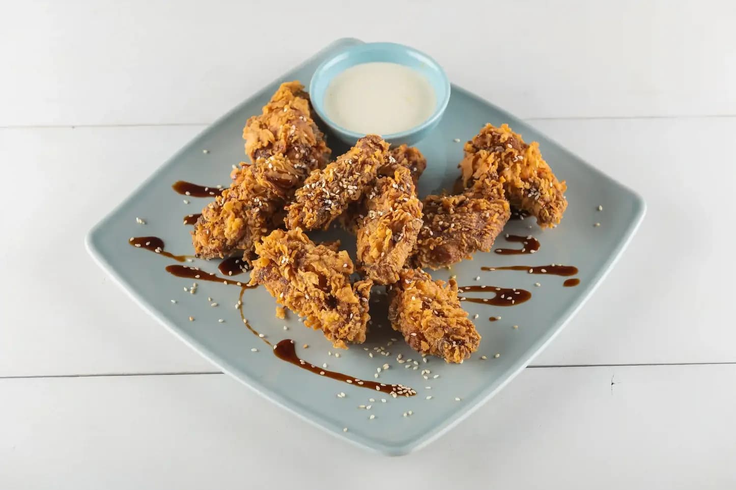 Крылья в острой темпуре